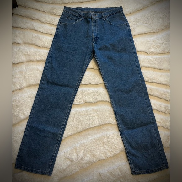 Wrangler Vintage Blue Relaxed Fit Jeans - Picture 3 of 6